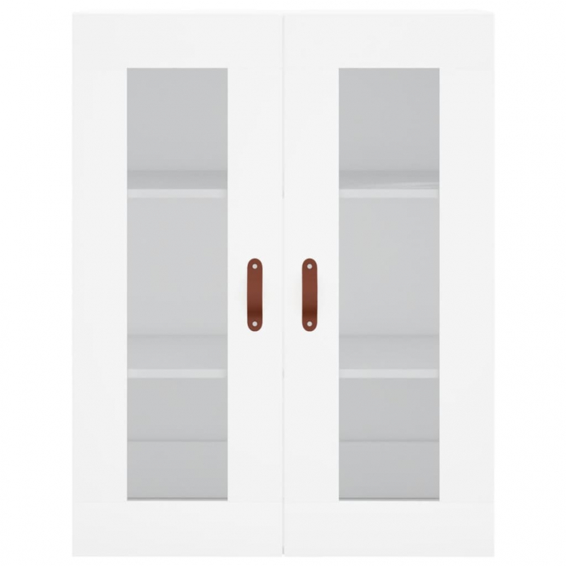 Highboard Weiß 69,5x34x180 cm Holzwerkstoff