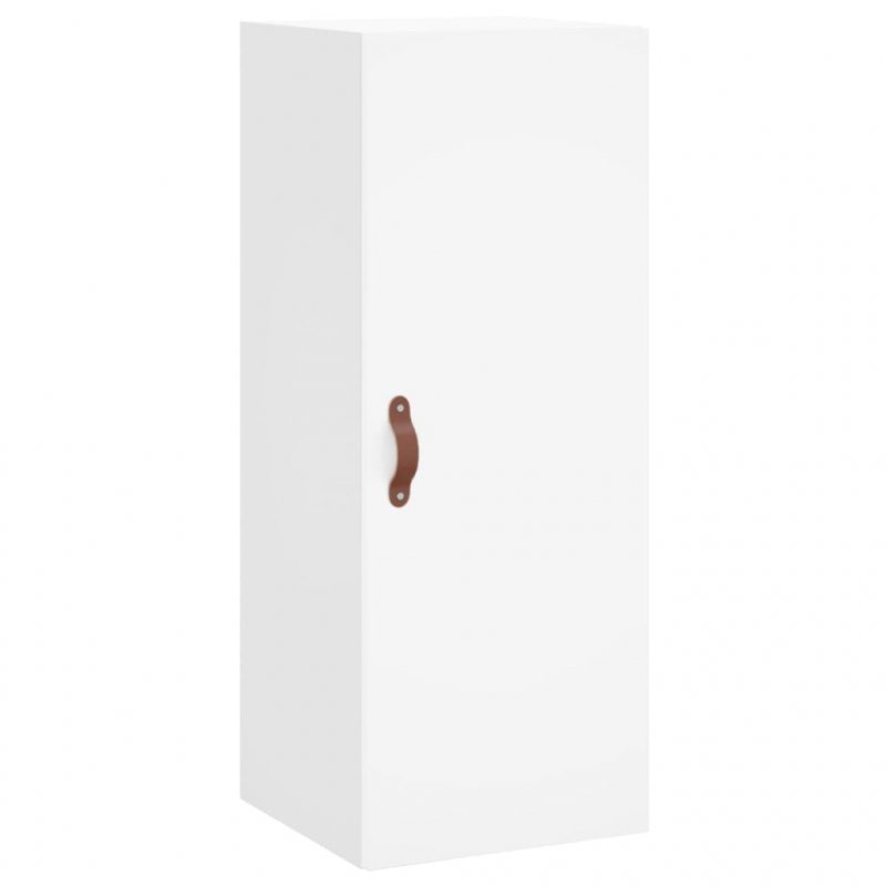 Highboard Weiß 34,5x34x180 cm Holzwerkstoff