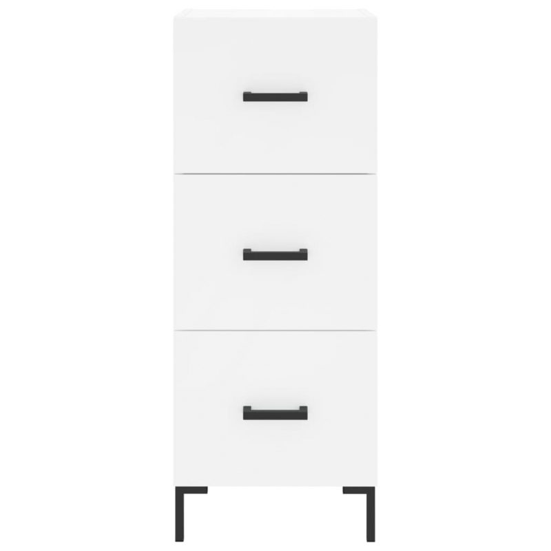 Highboard Weiß 34,5x34x180 cm Holzwerkstoff