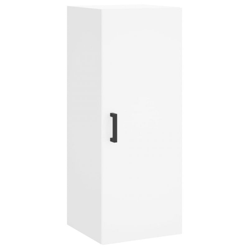 Highboard Weiß 34,5x34x180 cm Holzwerkstoff