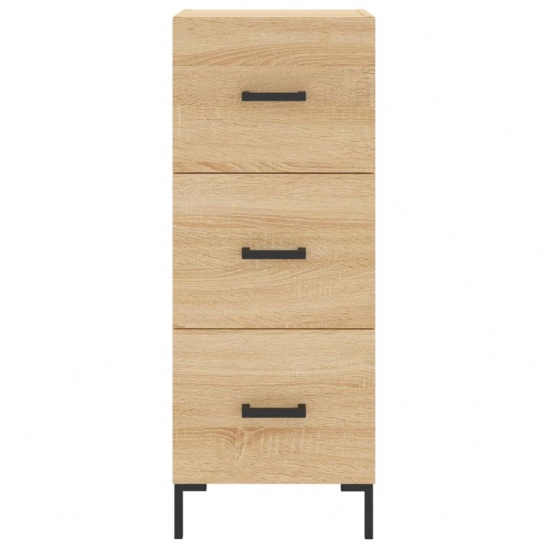 Highboard Sonoma-Eiche 34,5x34x180 cm Holzwerkstoff