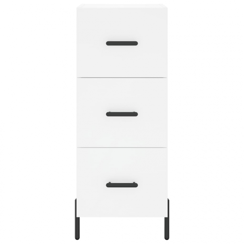 Highboard Weiß 34,5x34x180 cm Holzwerkstoff