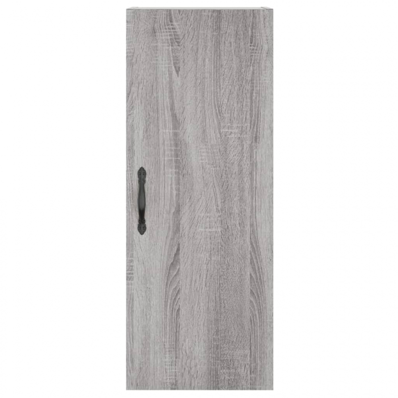 Highboard Grau Sonoma 34,5x34x180 cm Holzwerkstoff