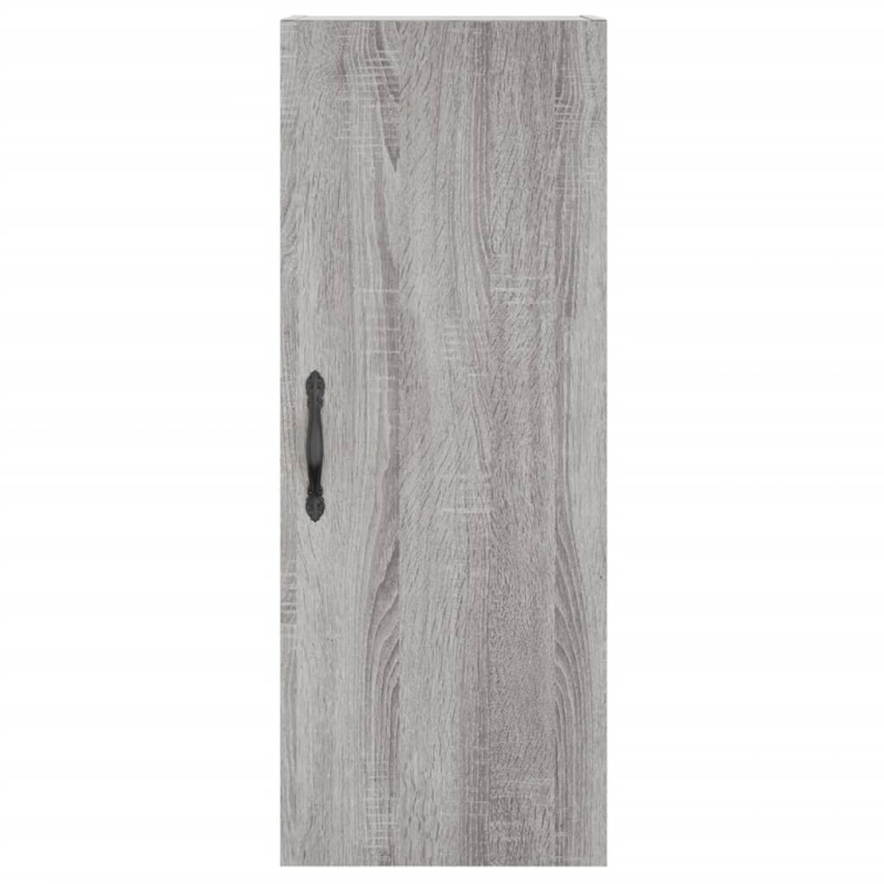 Highboard Grau Sonoma 34,5x34x180 cm Holzwerkstoff