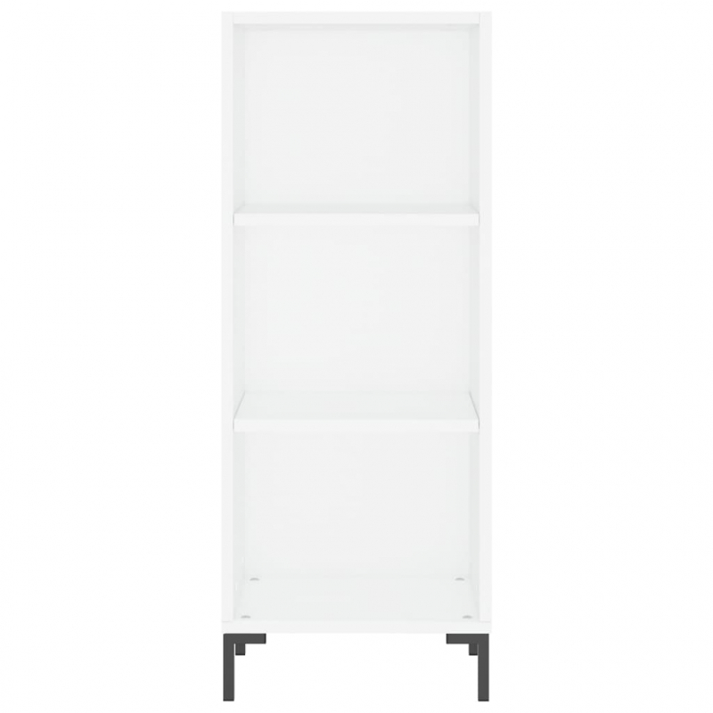 Highboard Weiß 34,5x34x180 cm Holzwerkstoff