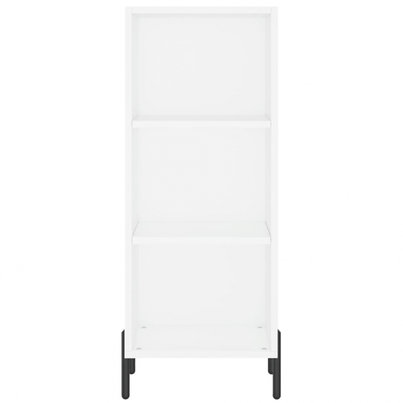 Highboard Weiß 34,5x34x180 cm Holzwerkstoff