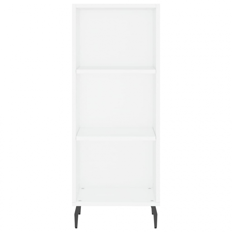 Highboard Weiß 34,5x34x180 cm Holzwerkstoff