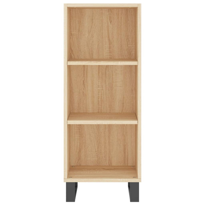 Highboard Sonoma-Eiche 34,5x34x180 cm Holzwerkstoff