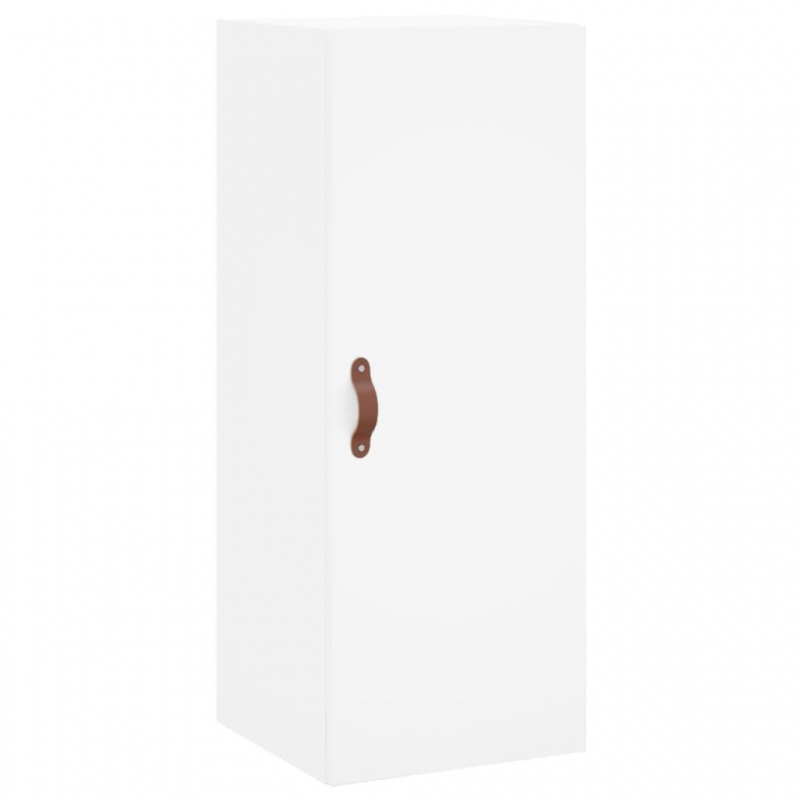 Highboard Weiß 34,5x34x180 cm Holzwerkstoff