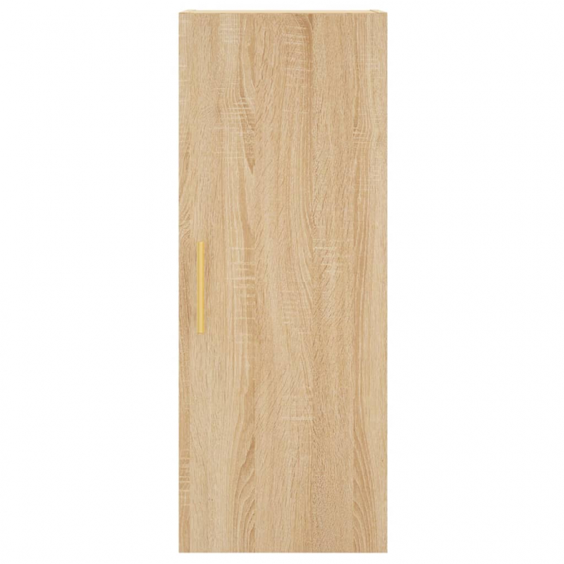 Highboard Sonoma-Eiche 34,5x34x180 cm Holzwerkstoff