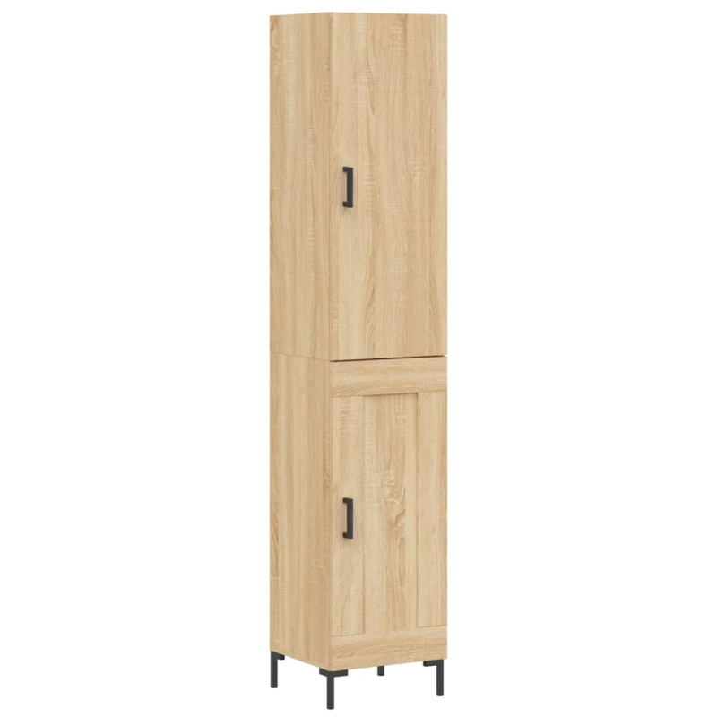 Highboard Sonoma-Eiche 34,5x34x180 cm Holzwerkstoff