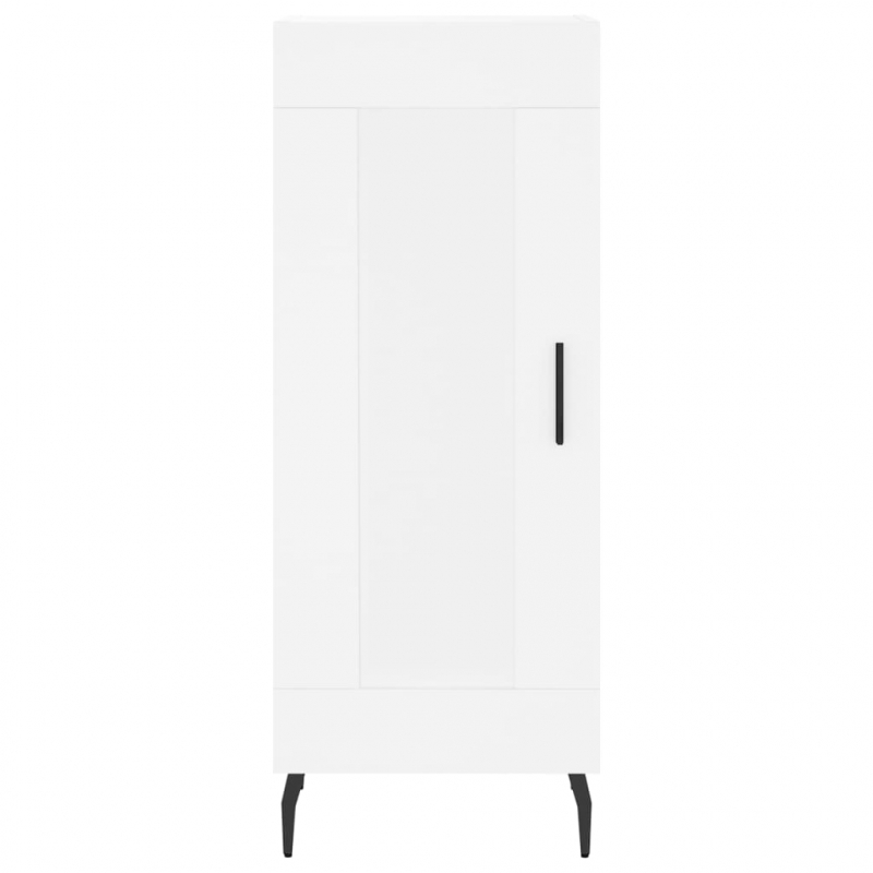 Highboard Weiß 34,5x34x180 cm Holzwerkstoff