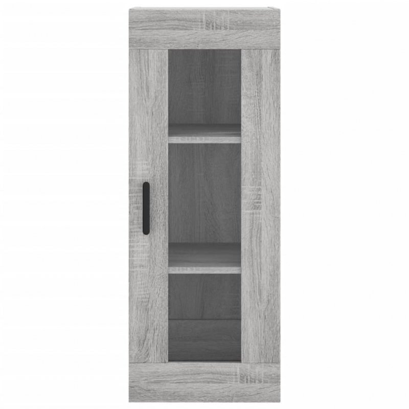 Highboard Grau Sonoma 34,5x34x180 cm Holzwerkstoff