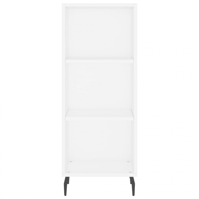 Highboard Weiß 34,5x34x180 cm Holzwerkstoff