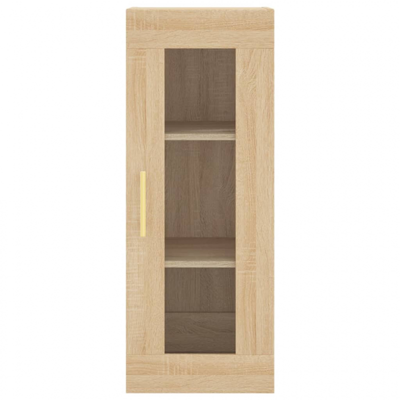 Highboard Sonoma-Eiche 34,5x34x180 cm Holzwerkstoff
