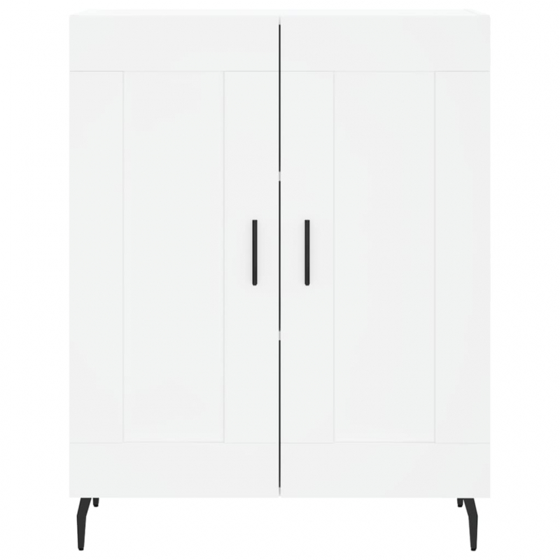 Highboard Weiß 69,5x34x180 cm Holzwerkstoff