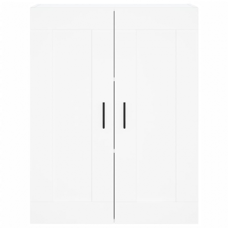 Highboard Weiß 69,5x34x180 cm Holzwerkstoff