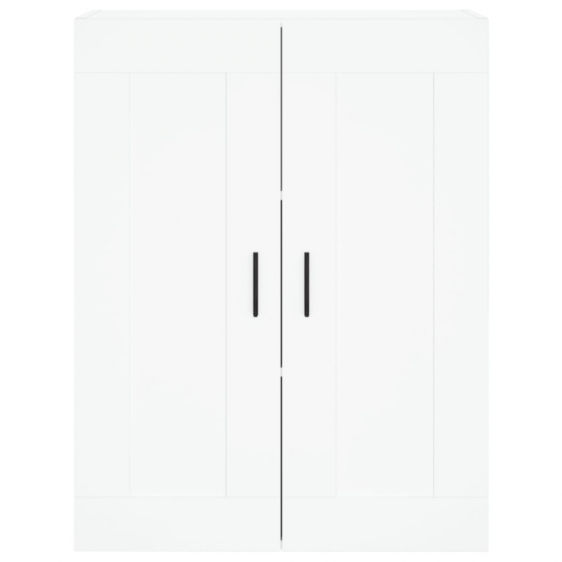 Highboard Weiß 69,5x34x180 cm Holzwerkstoff