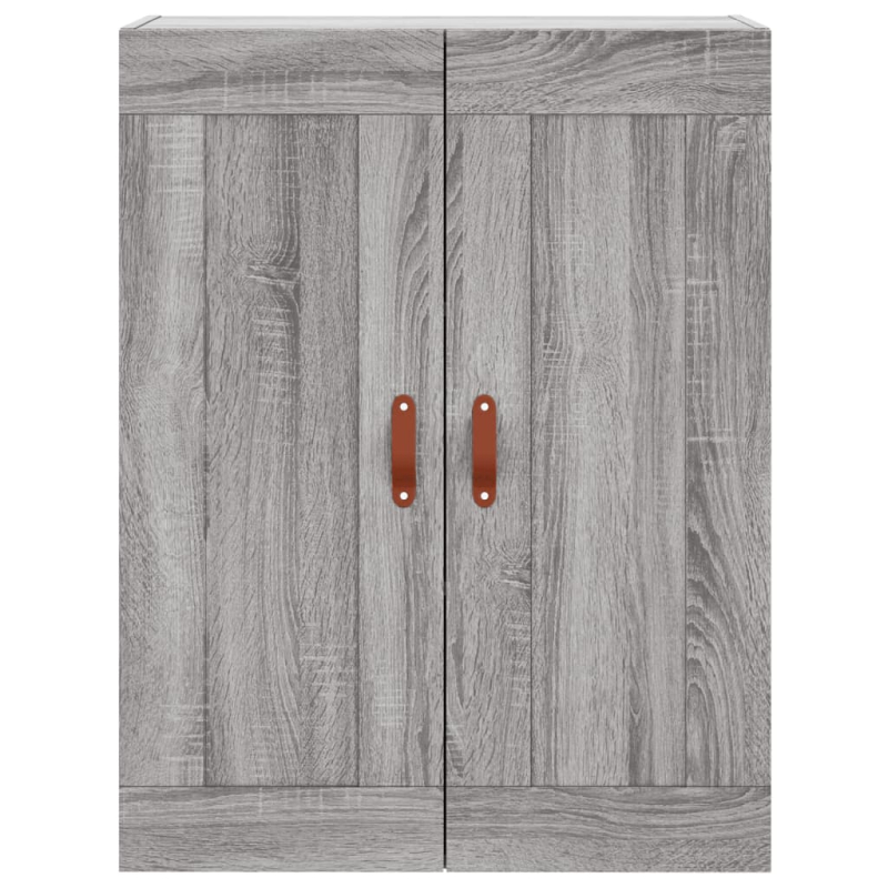 Highboard Grau Sonoma 69,5x34x180 cm Holzwerkstoff
