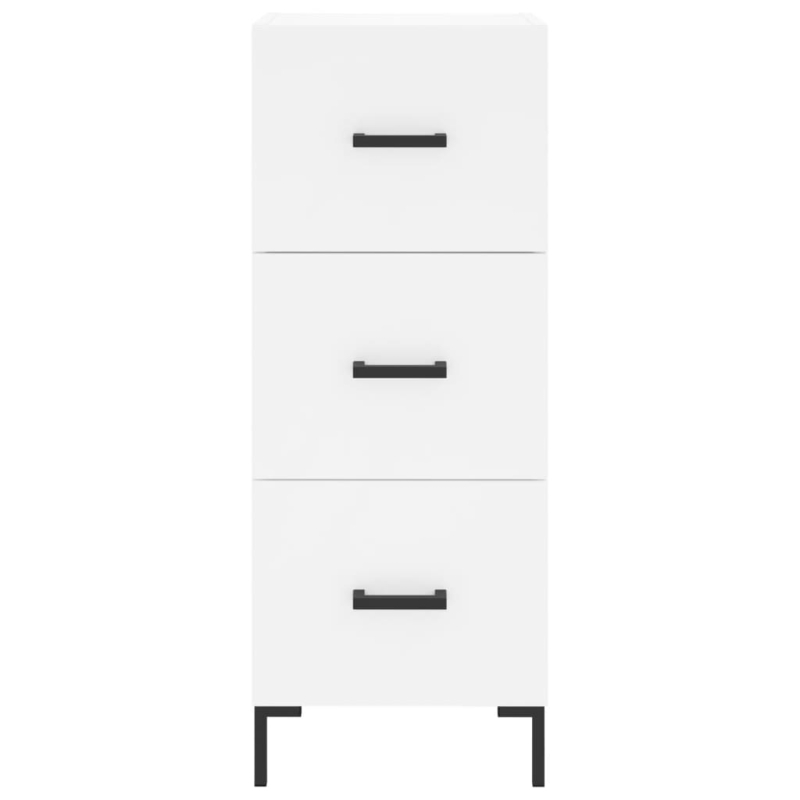 Highboard Weiß 34,5x34x180 cm Holzwerkstoff