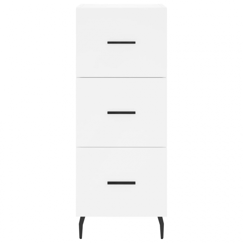 Highboard Weiß 34,5x34x180 cm Holzwerkstoff