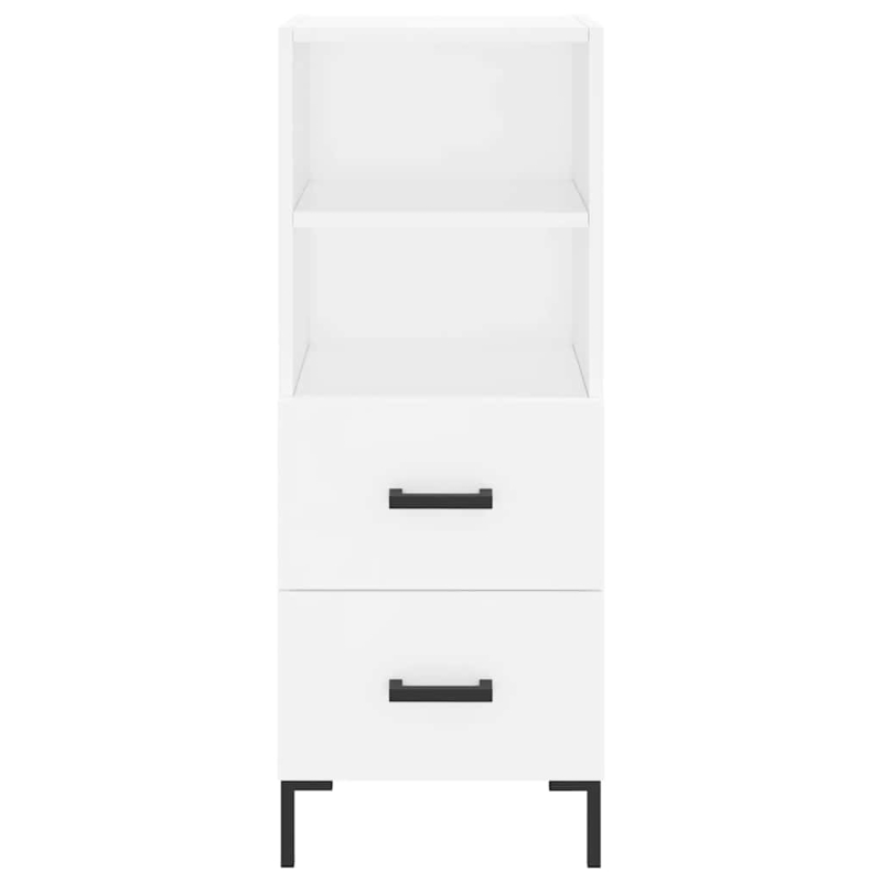 Highboard Weiß 34,5x34x180 cm Holzwerkstoff