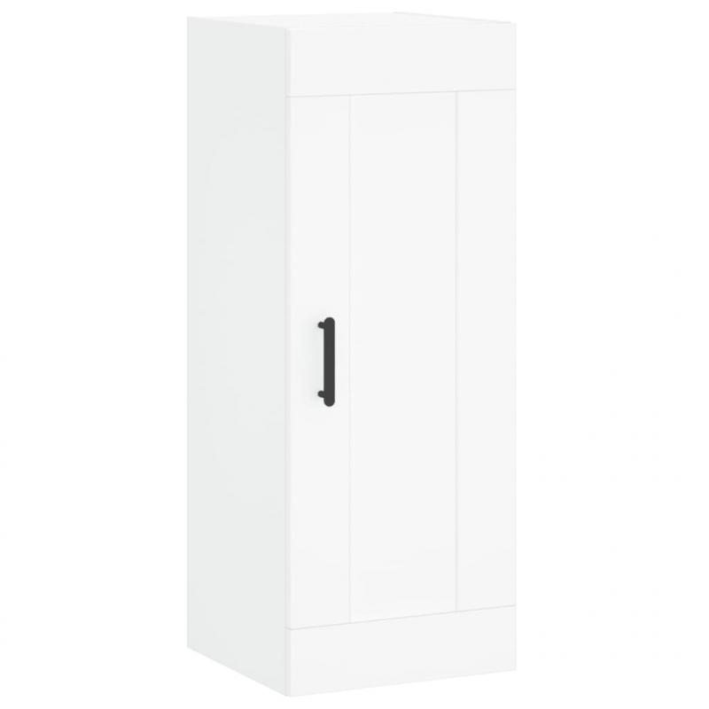 Highboard Weiß 34,5x34x180 cm Holzwerkstoff