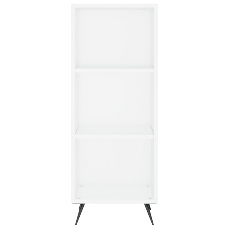 Highboard Weiß 34,5x34x180 cm Holzwerkstoff