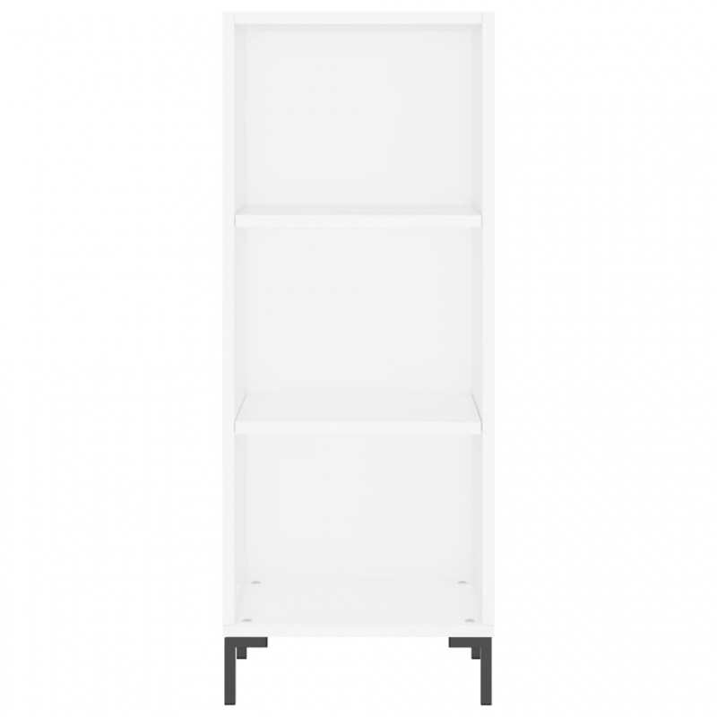 Highboard Weiß 34,5x34x180 cm Holzwerkstoff