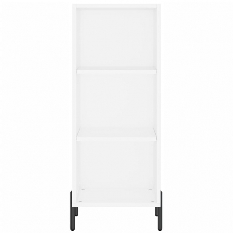 Highboard Weiß 34,5x34x180 cm Holzwerkstoff