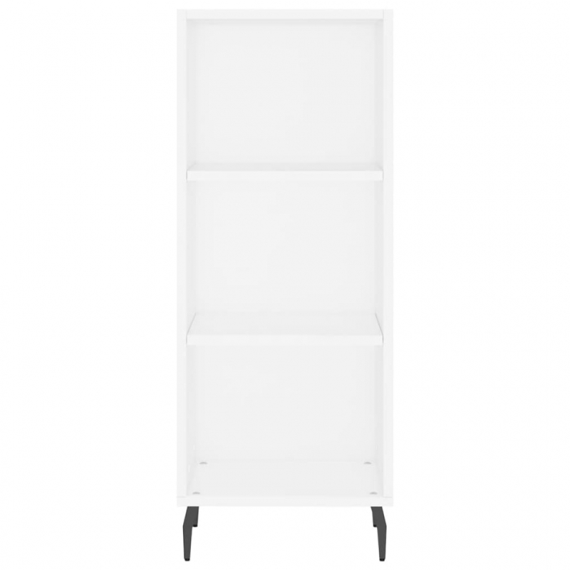 Highboard Weiß 34,5x34x180 cm Holzwerkstoff