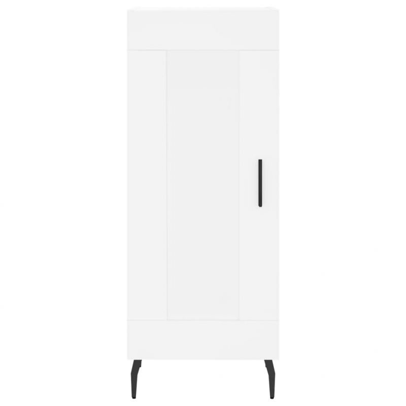 Highboard Weiß 34,5x34x180 cm Holzwerkstoff