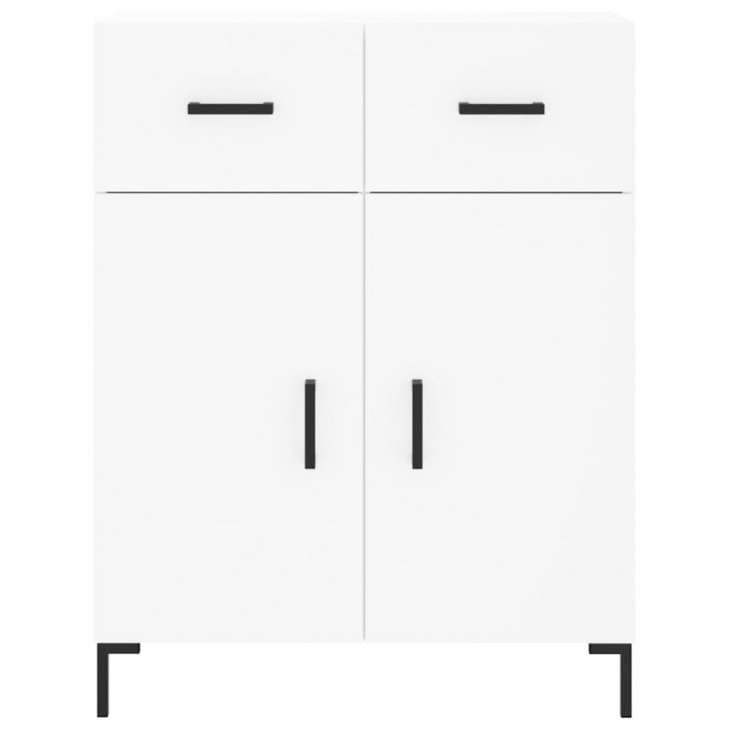 Highboard Weiß 69,5x34x180 cm Holzwerkstoff