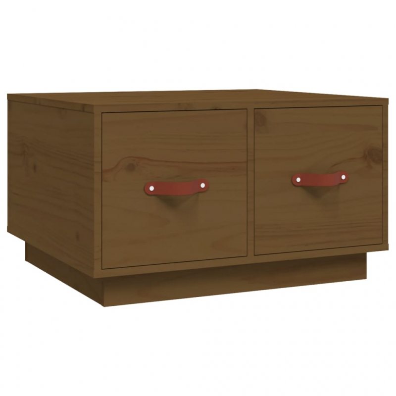 Couchtisch Honigbraun 60x53x35 cm Massivholz Kiefer