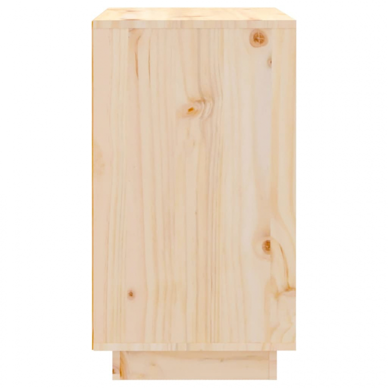 Weinregal 55,5x34x61 cm Massivholz Kiefer