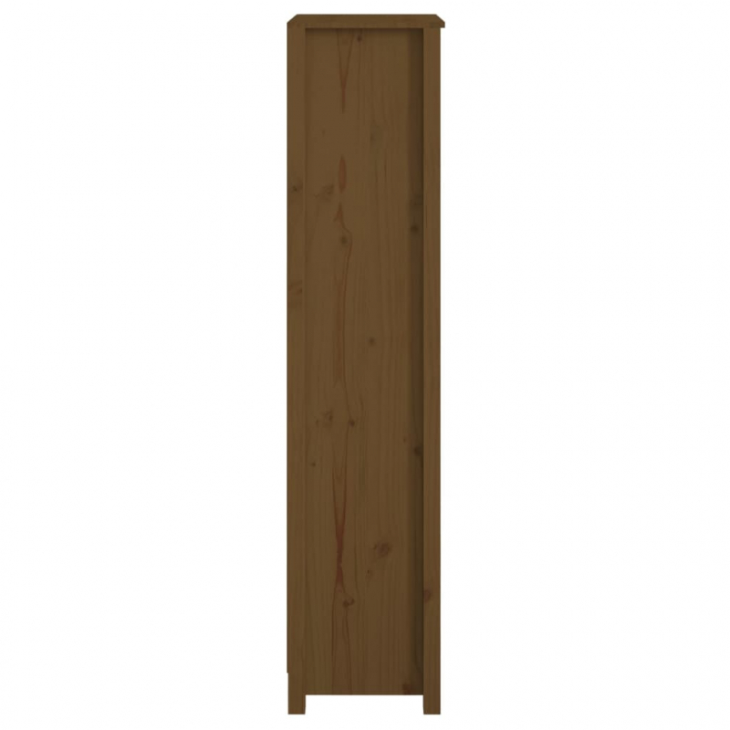 Bücherregal Honigbraun 50x35x154 cm Massivholz Kiefer