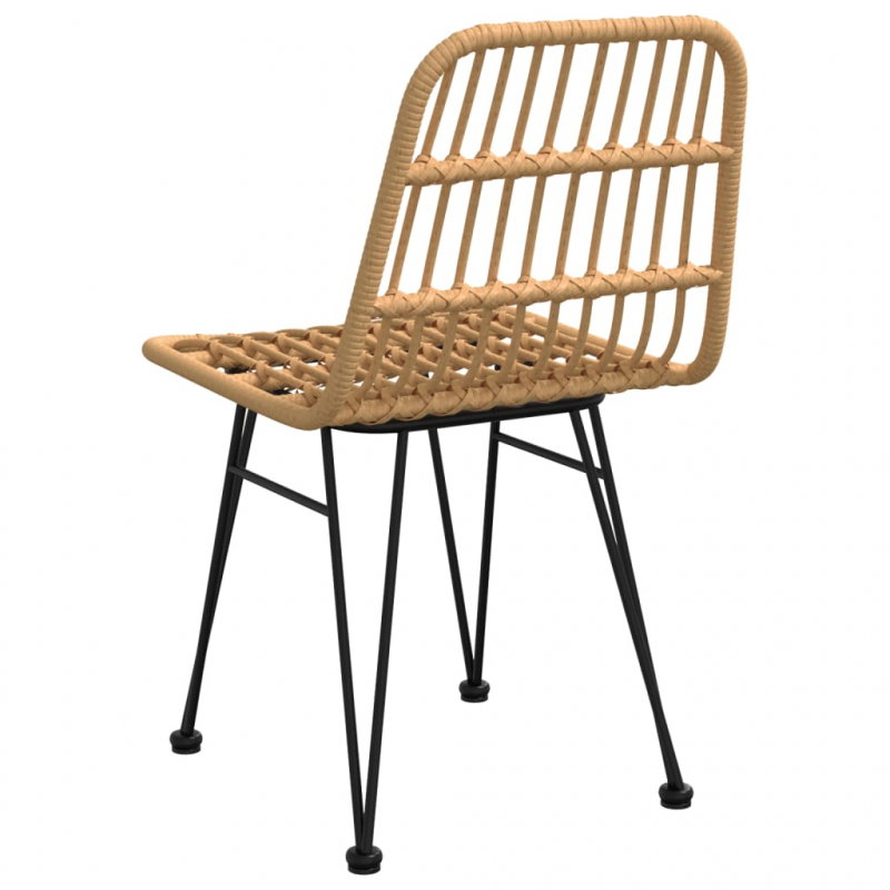 Gartenstühle 2 Stk. 48x62x84 cm PE-Rattan
