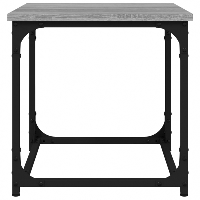 Beistelltisch Grau Sonoma 40x40x40 cm Holzwerkstoff