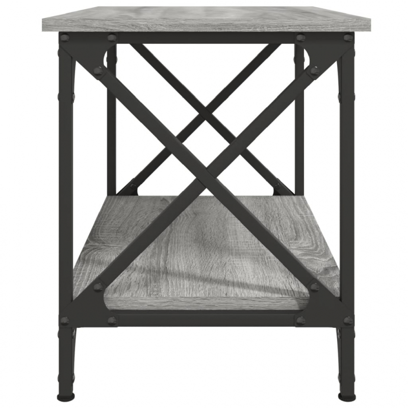 Beistelltisch Grau Sonoma 55x38x45 cm Holzwerkstoff