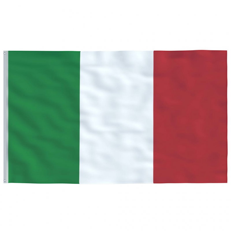Flagge Italiens mit Mast 5,55 m Aluminium