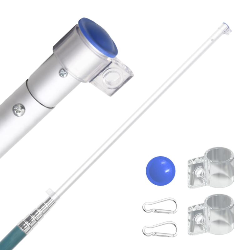 Flagge Kroatiens mit Mast 5,55 m Aluminium