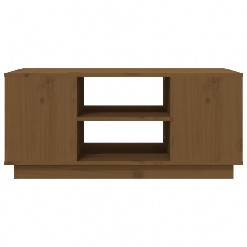 Couchtisch Honigbraun 90x49x40,5 cm Massivholz Kiefer