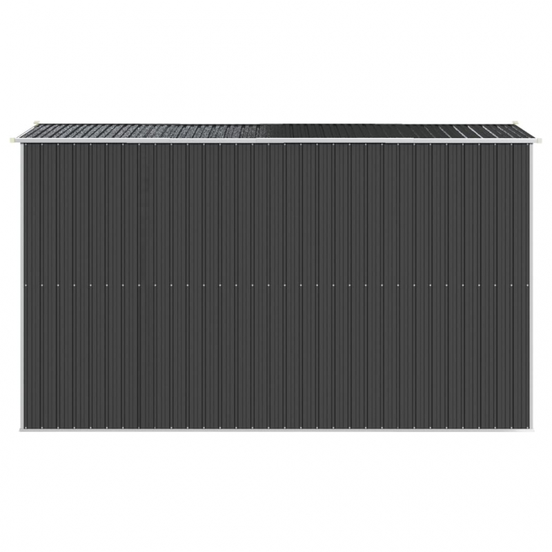 Geräteschuppen Anthrazit 192x357x223 cm Verzinkter Stahl