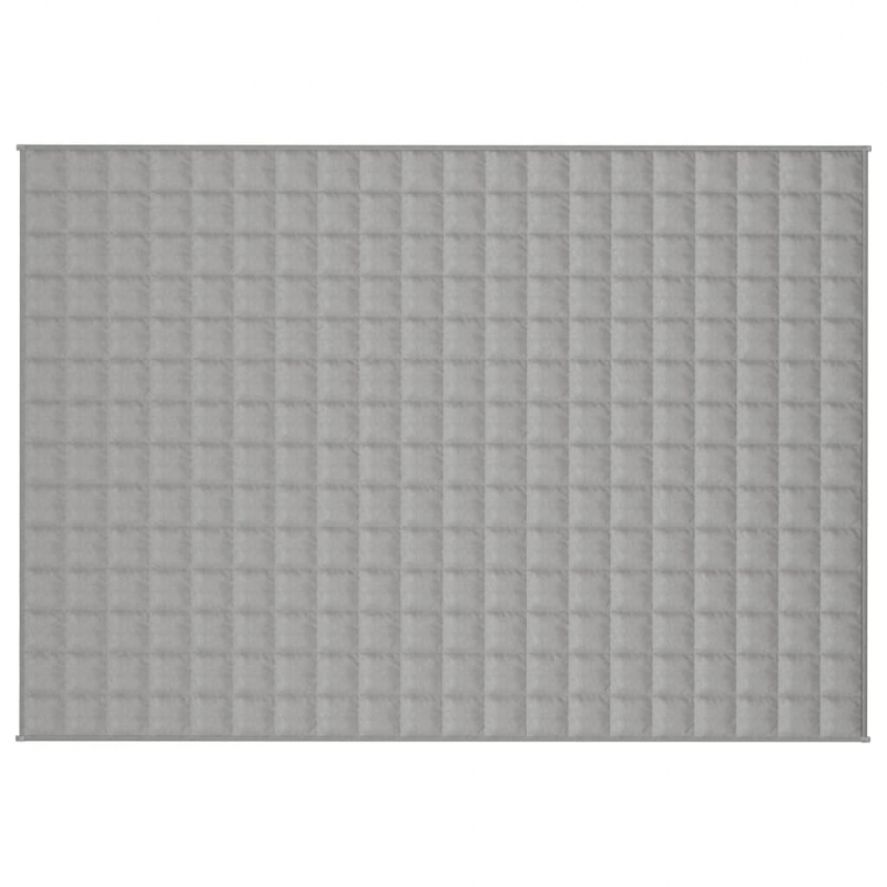 Gewichtsdecke Grau 138x200 cm 6 kg Stoff