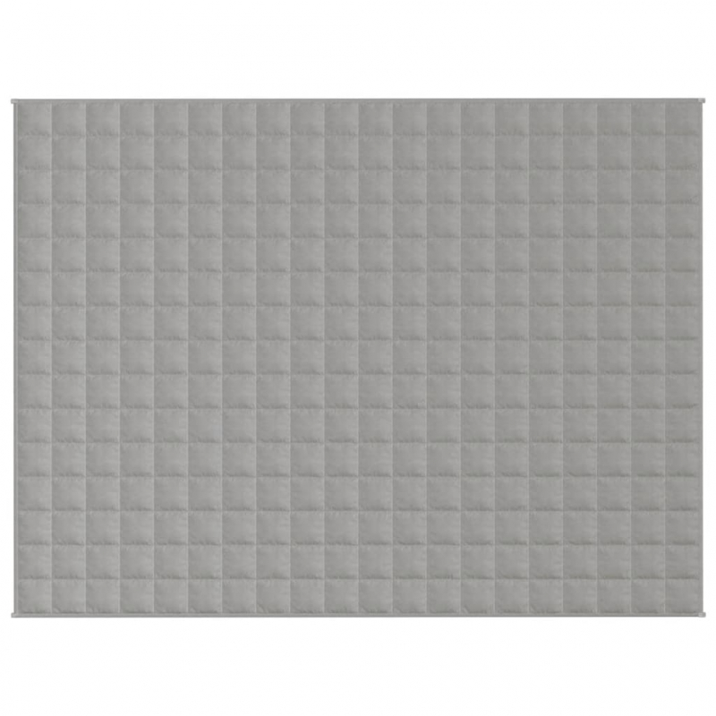 Gewichtsdecke Grau 150x200 cm 7 kg Stoff