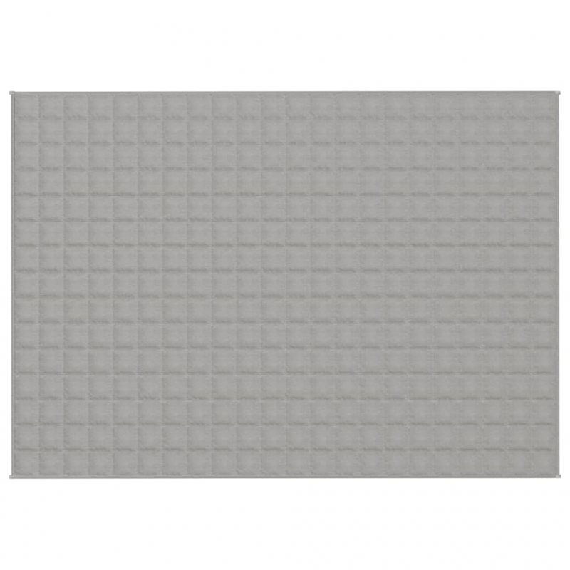 Gewichtsdecke Grau 155x220 cm 7 kg Stoff