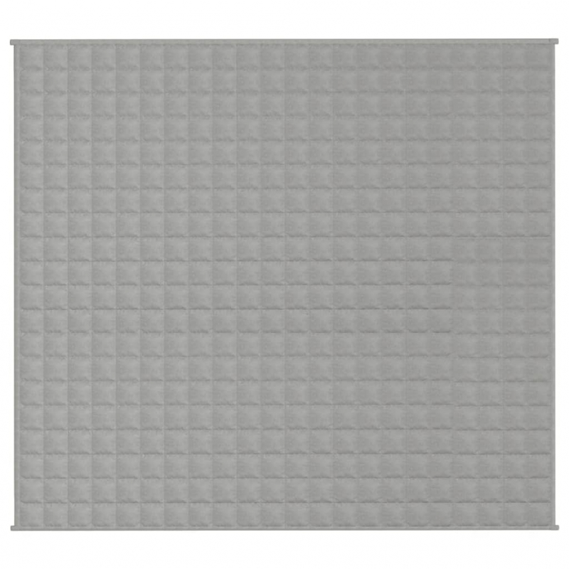 Gewichtsdecke Grau 200x225 cm 9 kg Stoff