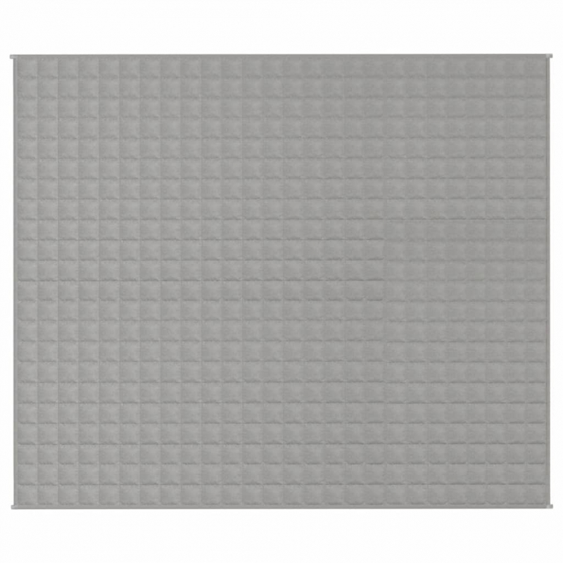 Gewichtsdecke Grau 220x260 cm 11 kg Stoff