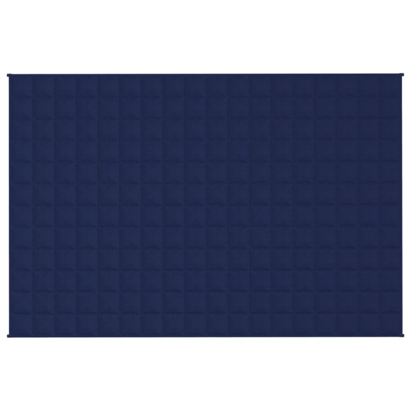 Gewichtsdecke Blau 120x180 cm 5 kg Stoff