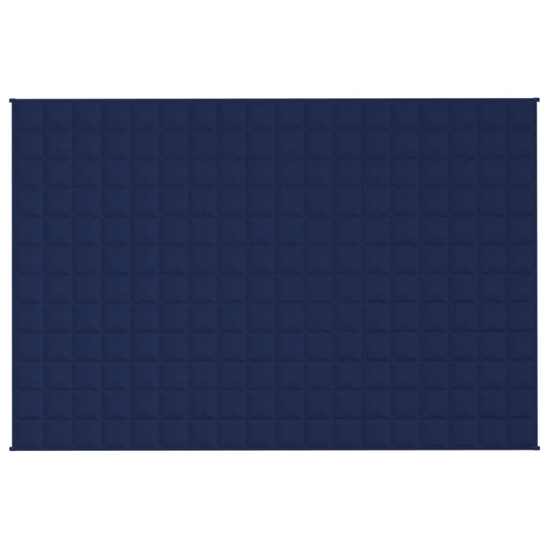 Gewichtsdecke Blau 120x180 cm 9 kg Stoff